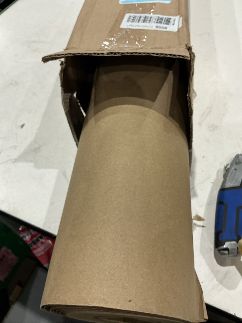 Condition photo showing Good Condition for tapemanblue floor protection paper, 36 inch x 166 ft roll, made in usa, 69# brown rosin masking paper roll, 100% recycled, thick floor covering for painting, moving, and construction