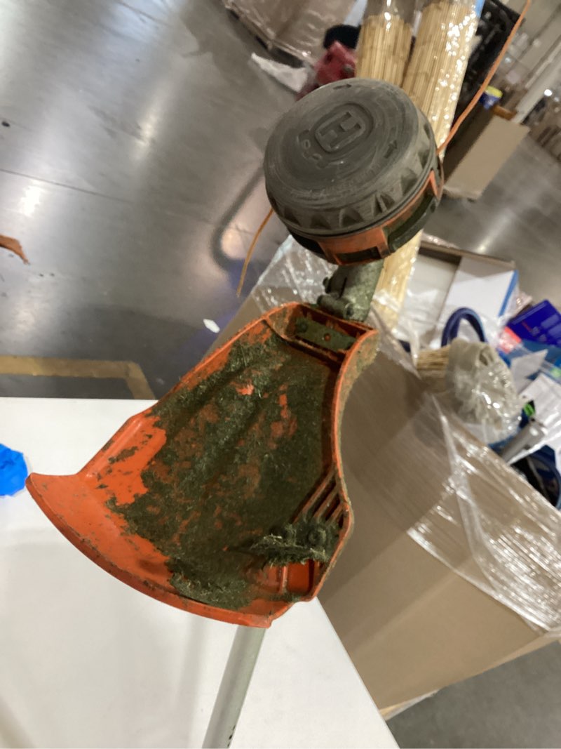 Condition photo showing As Is for husqvarna 330lk 28-cc 2-cycle 20-in straight shaft attachment capable gas string trimmer edger conversion capable