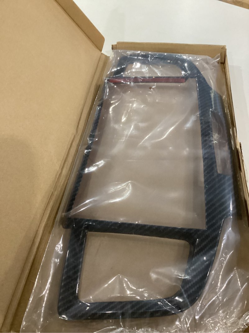 Condition photo showing New/Like New for center console dashboard panel strip trim for honda pilot 2016-2022 interior decorative cover protector accessories anti scratch abs material (carbon fiber pattern)