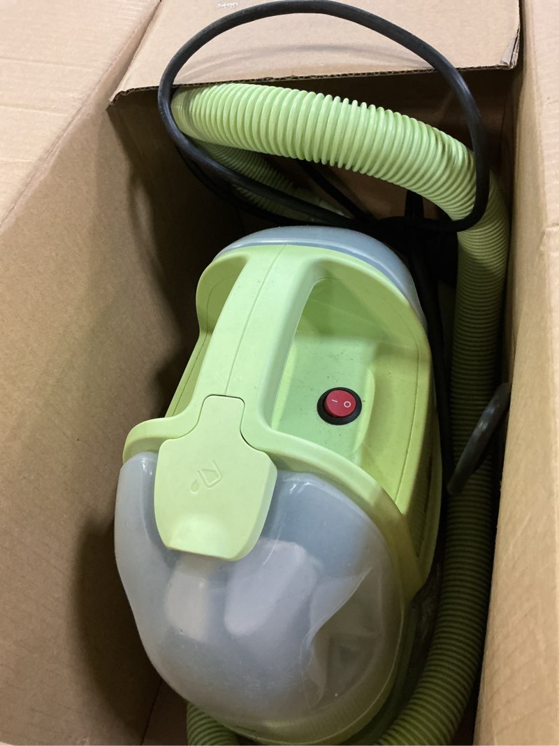 Condition photo showing As Is for bissell little green multi-purpose portable carpet and upholstery cleaner, car and auto detailer, with exclusive specialty tools, green, 1400b
