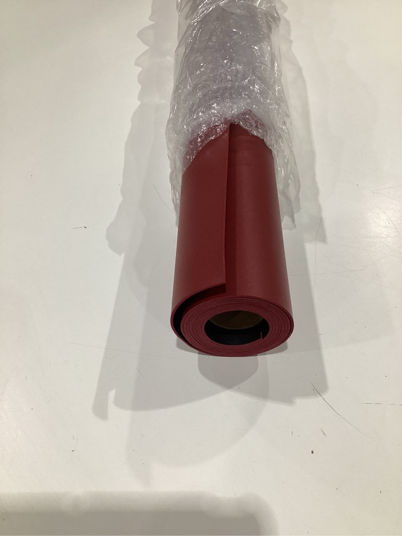 Condition photo showing Good Condition for Zinkooat Leather Table Cover,1.8mm Thick,36x54 Inch Table Protector,Table Protector for Dining Room BLACK+ RED WINE 