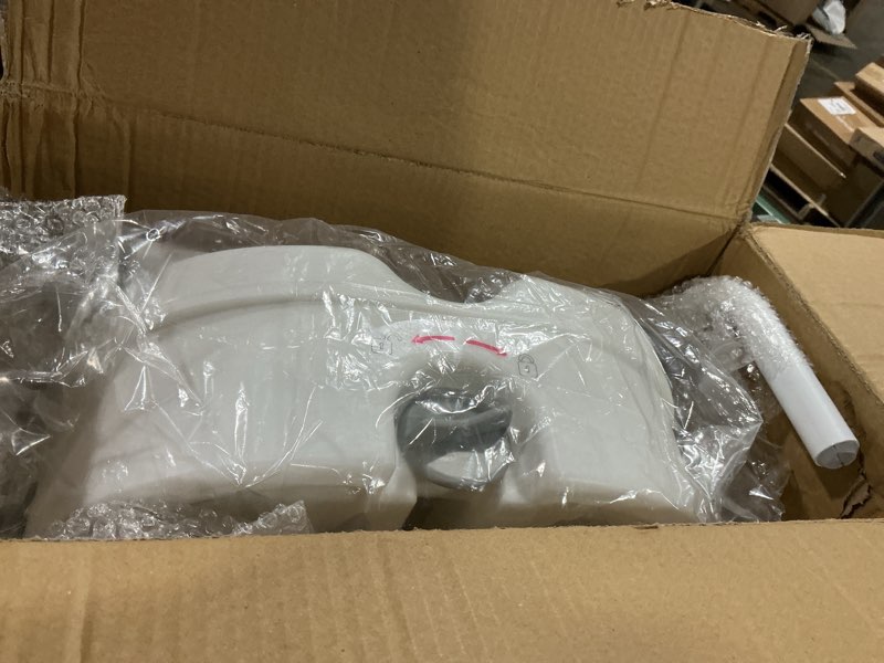 Condition photo showing Good Condition for Raised Toilet Seat with Handles for Elderly - Toilet Seat Risers for Seniors with Adjustable Padded Arms - Elevated Toilet Safety Seat for Standard or Elongated Commode