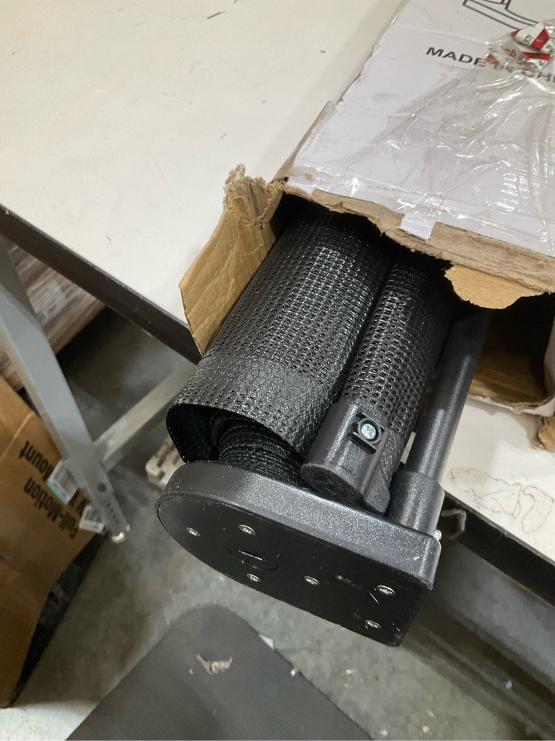 Condition photo showing Good Condition for reinforced 42" tall retractable dog gate, 155" extra long retractable baby gate with support rods - prevent crawling under, indoor/outdoor retractable gate extra tall baby gate retractable fence/black black (42" tall x 155" wide)