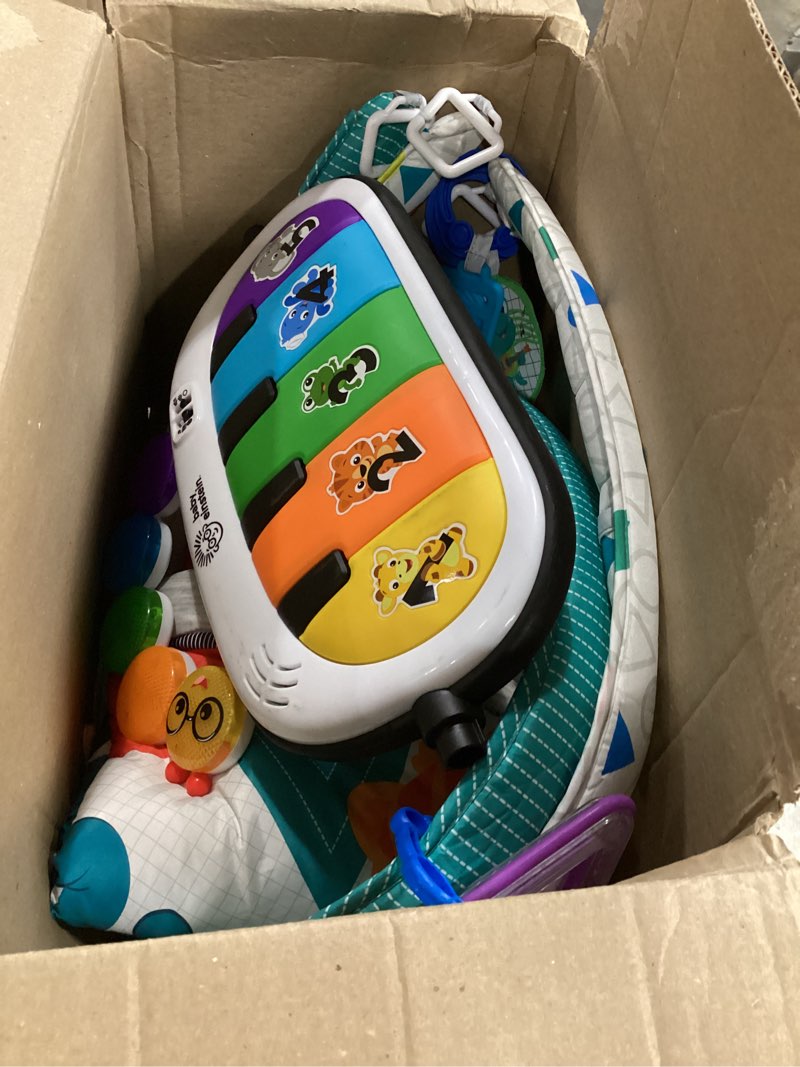 Condition photo showing Good Condition for baby einstein 4-in-1 kickin' tunes music and language play gym and piano tummy time activity mat original