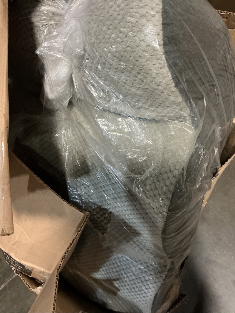 Condition photo showing Good Condition for dog stairs for bed 28.7”h, 5-step dog ramp, non-slip sturdy pet steps for small dogs & cats to get on high bed or couches, grey