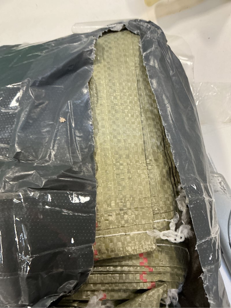 SEUNMUK 60 Pack 20 x 30 Inch Gray Woven Sand Bags, Empty Woven Plastic Sand Bags, Heavy Duty Flood P