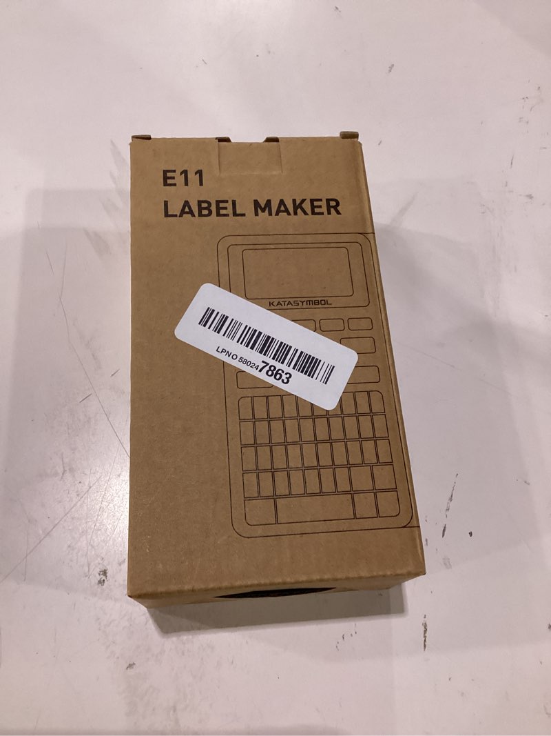 Condition photo showing As Is for e11 label maker