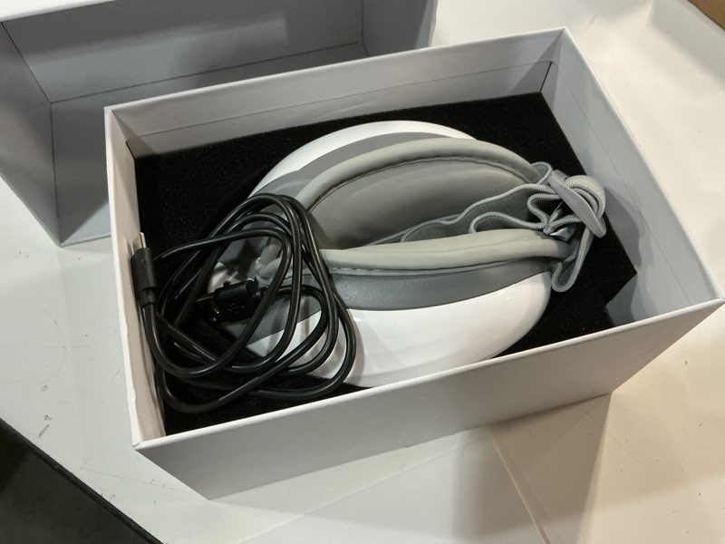 Condition photo showing Good Condition for Mynt 5 Mode Eye Massager with Heat and Cooling, Heated Eye Massager with Bluetooth Capability, Folding Eye Mask Massager with Heat and Cool, Eye Massage with Voice Announcement, Gifts for Christmas White-01