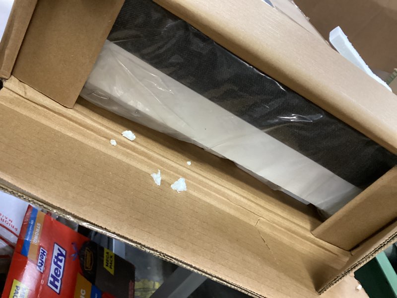 Condition photo showing Good Condition for SONGMICS Bamboo Shoe Bench, 3-Tier Shoe Rack Organizer for Entryway, Living Room, Bench Seat Holds Up to 300 lb, 11.9 x 28.3 x 19.2 Inches, Cloud White and Slate Gray ULBS604W01 28.3"W Cloud White + Slate Gray