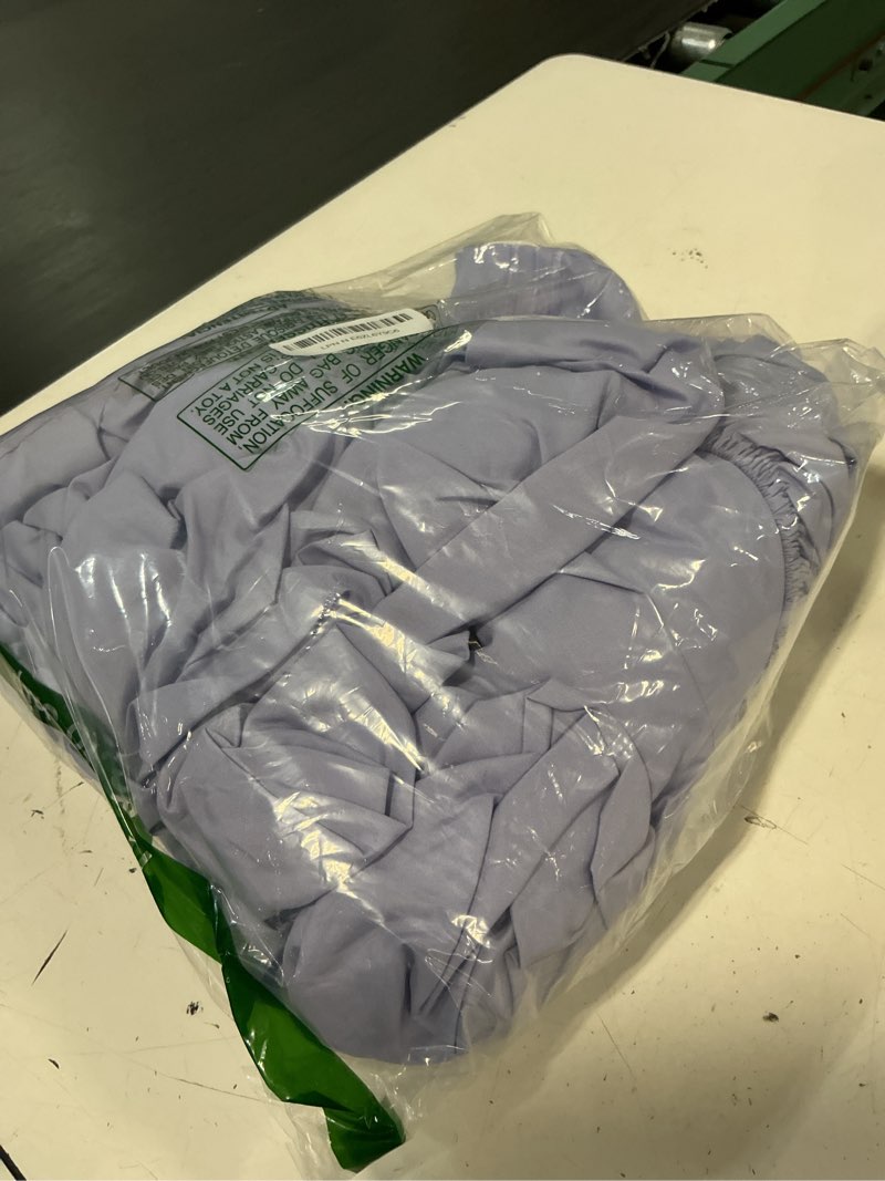 Condition photo showing New/Like New for twin size 3 piece sheet set - comfy breathable & cooling sheets - hotel luxury bed sheets for women & men - deep pockets, easy-fit, extra soft & wrinkle free sheets - lavender oeko-tex bed sheet set 35 - lavender twin