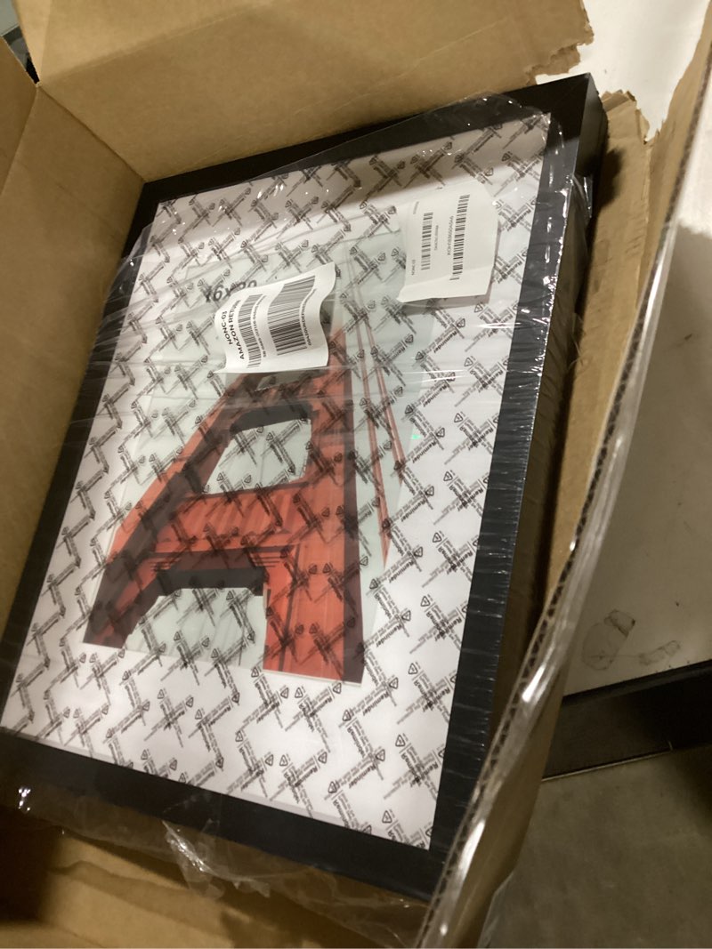 Condition photo showing Good Condition for Wiscet 16x20 Picture Frame Set of 4, Display Picture 11x14 with Mat or 16x20 Poster Frame Without Mat, Horizontal or Vertical Wall Mounting, Black Black 16x20