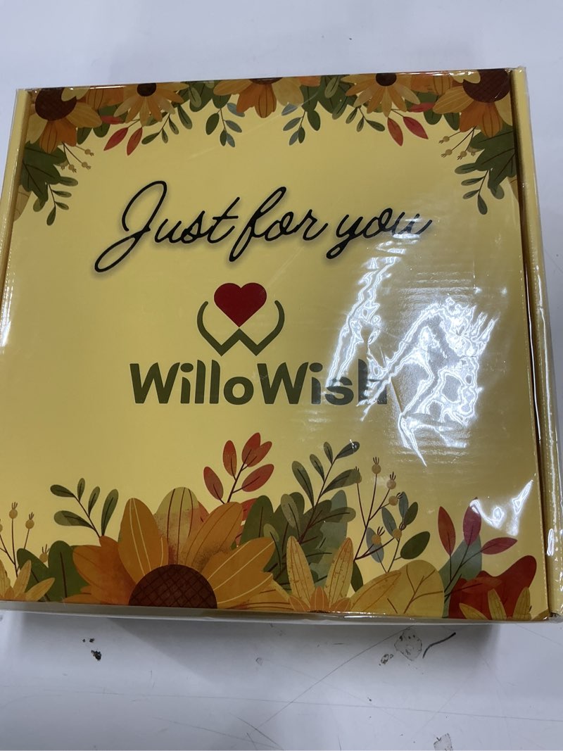 Condition photo showing New/Like New for WilloWish Sending Sunshine Gift Box For Women - 15 PCs Sunshine Gift Baskets For Women - Get Well Soon Gifts Baskets - Spa Self Care Gift - Thinking Of You Gift Basket