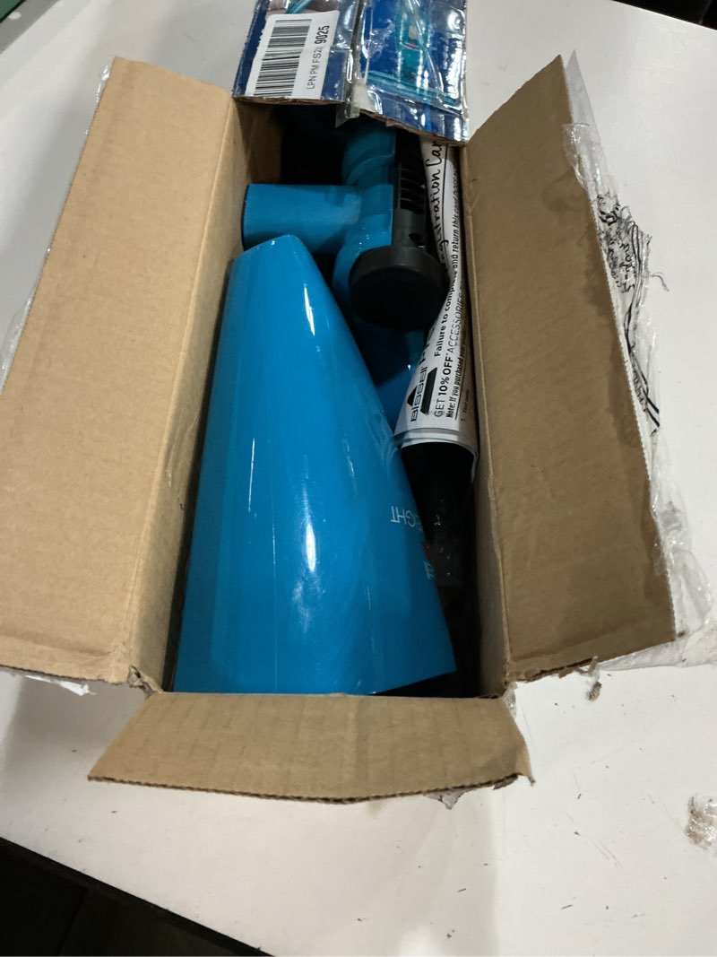 Condition photo showing As Is for bissell featherweight stick lightweight bagless vacuum with crevice tool, 2033, featherweight (blue)