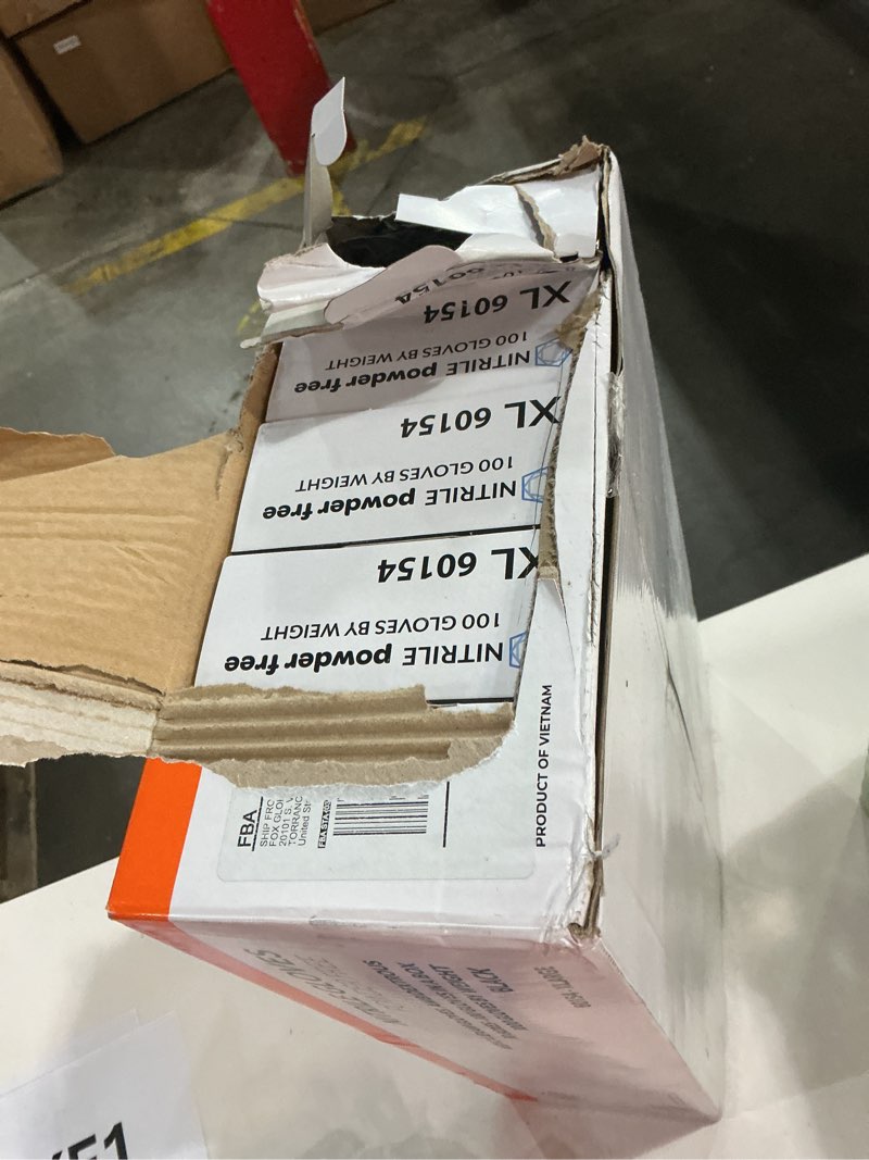 Condition photo showing New/Like New for finitex 1000pcs black nitrile disposable gloves  food safe gloves for cooking  food prep  powder-free  latex-free  textured grip  3.2 mil  xl