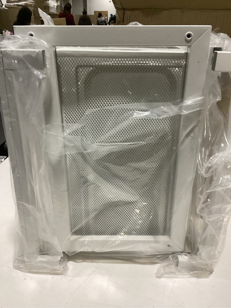 Condition photo showing New/Like New for 2 Pack Under Sink Organizer With Next-Gen Ball-Bearing Slides,2-Tier Precision Mesh Pull Out Cabinet Drawers Storage for Bathroom&Kitchen,Height Adjustable Shelf,Rust-resistant-Patent Pending White 2 Pack-15.5"Dx12.4"-16.5"H