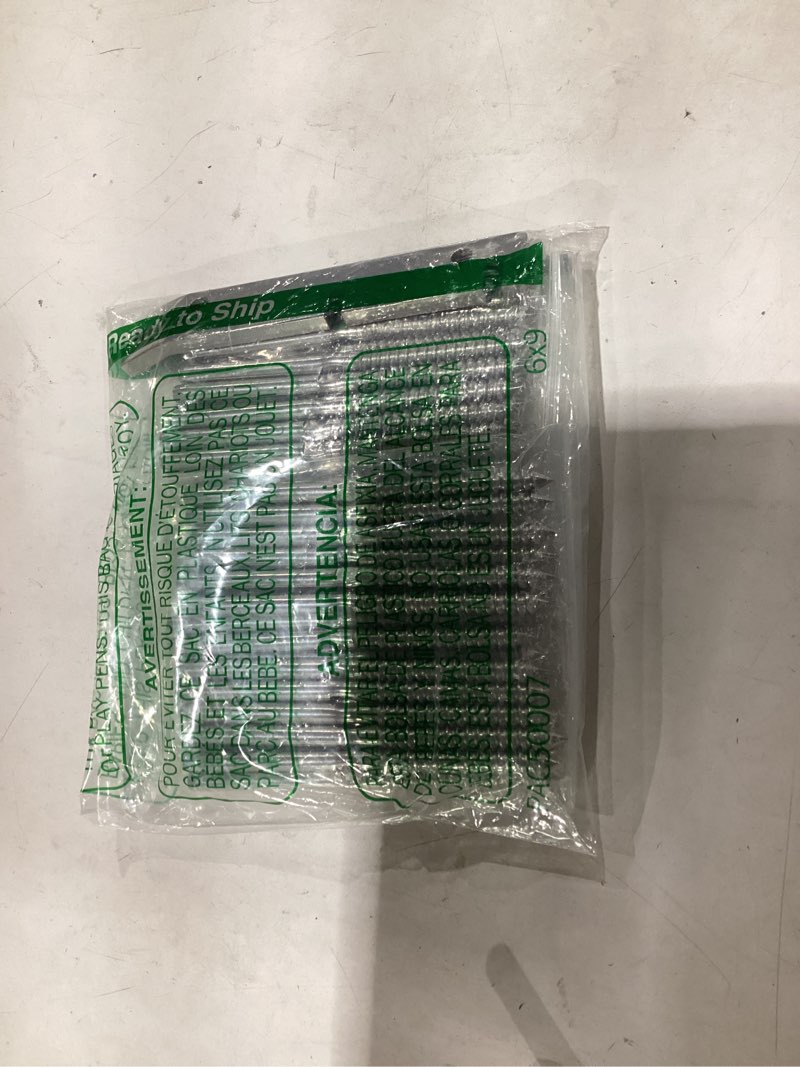 Condition photo showing Good Condition for blika 60 pack t316 stainless steel right&left handed thread swage lag screws for wood posts of 1/8" deck cable railing kit, wire railing kit for decks with wrench, diy wood baluster 1/8" silver 60