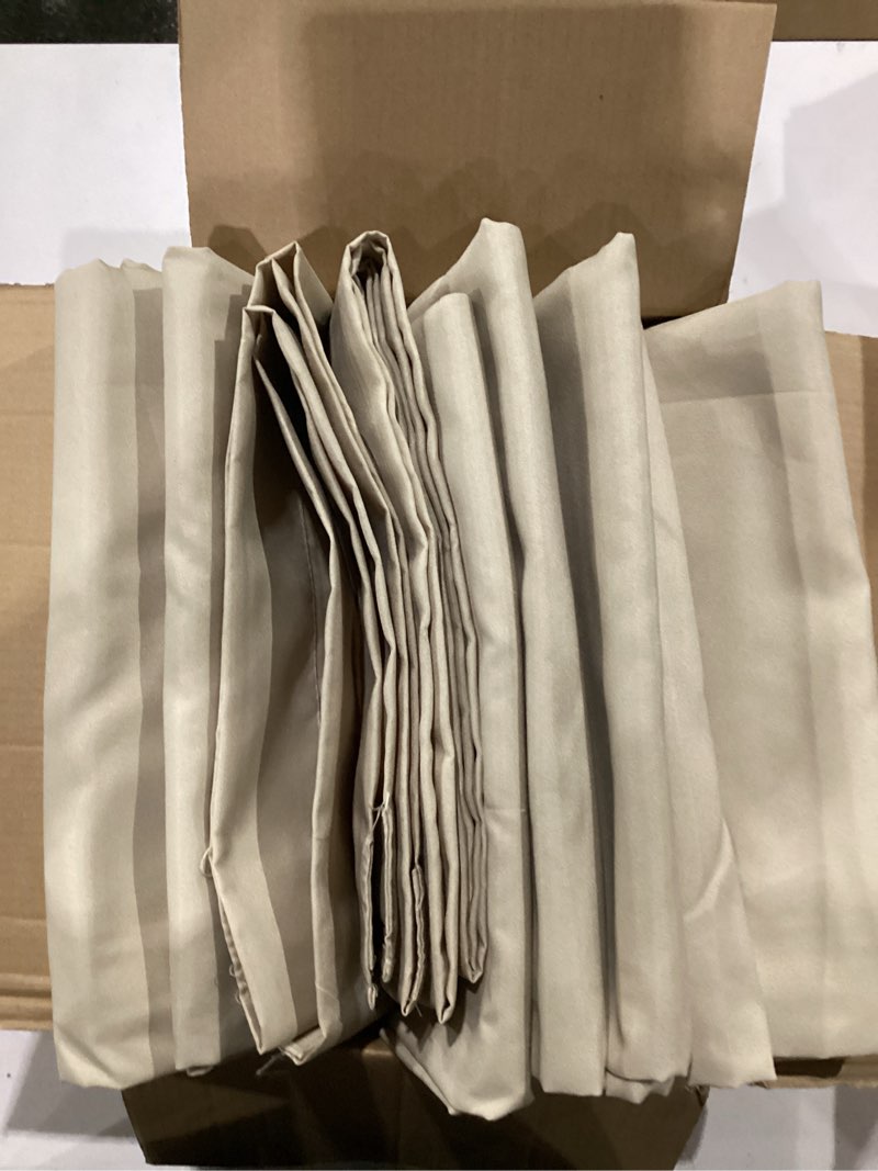 Condition photo showing Good Condition for holidayideas outdoor curtains for patio waterproof 4 panels 110x95 inch-windproof weatherproof privacy wide cream curtains-grommet top and tab bottom drape for pergola, porch, gazebo, backyard cream 110"w x 95"l (pack of 4)