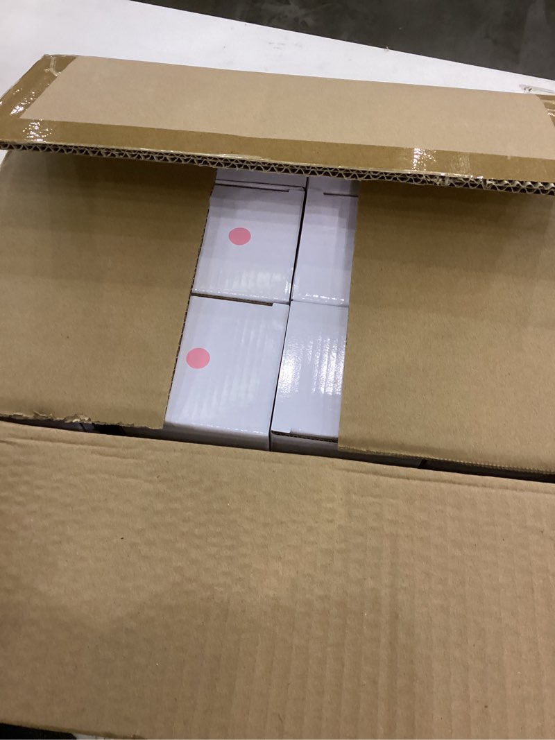 Condition photo showing New/Like New for 12 Pack 20oz Acrylic Snowglobe Tumbler, Pre-Drilled Double Wall Plastic Clear Cup, Plastic Mason Jar with Lids and Straw, Reusable Clear Beer Can for Snow Globe Glitter DIY 12pack 20oz