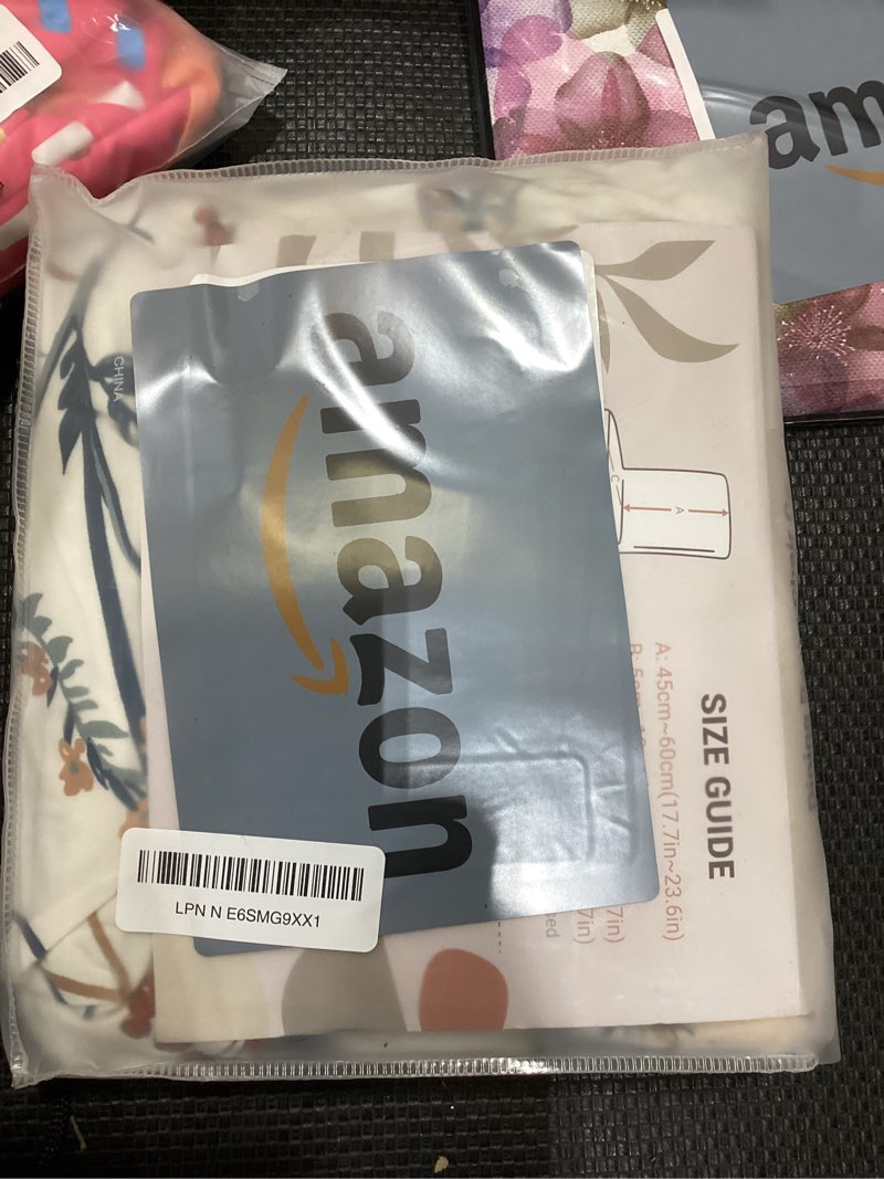 Condition photo showing Good Condition for searchi printed dining room chair covers set of 4, stretch kitchen chair covers washable parsons chair slipcover removable dining chair protectors for hotel,ceremony(elegant blossom) 4 per set elegant blossom