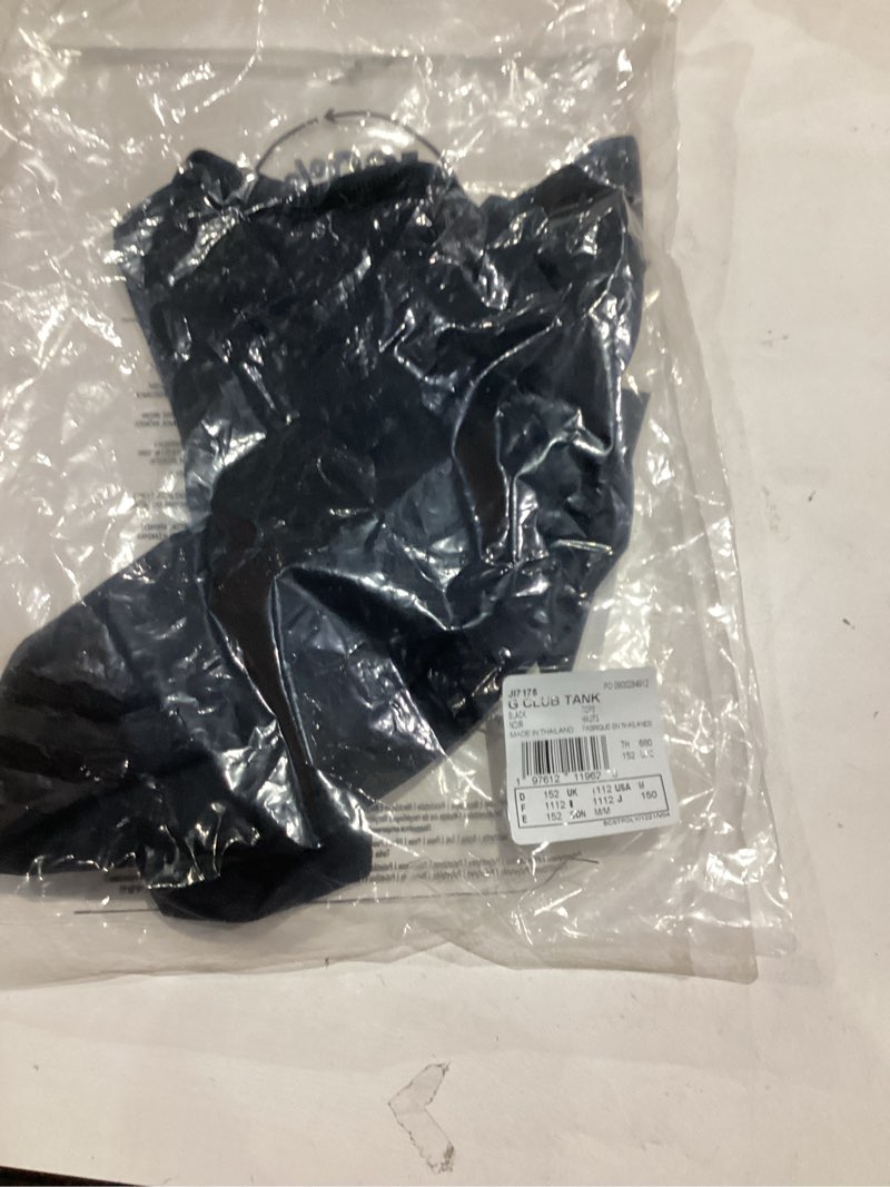 Condition photo showing As Is for adidas Girls Club Tennis Tank Top Medium Black