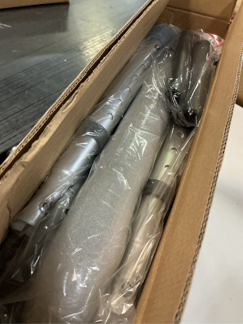 Condition photo showing New/Like New for toilet safety rails, adjustable toilet frame for elderly, seniors, handicap & disabled, foldable handicap toilet handles fit any toilets (300 lb) gray