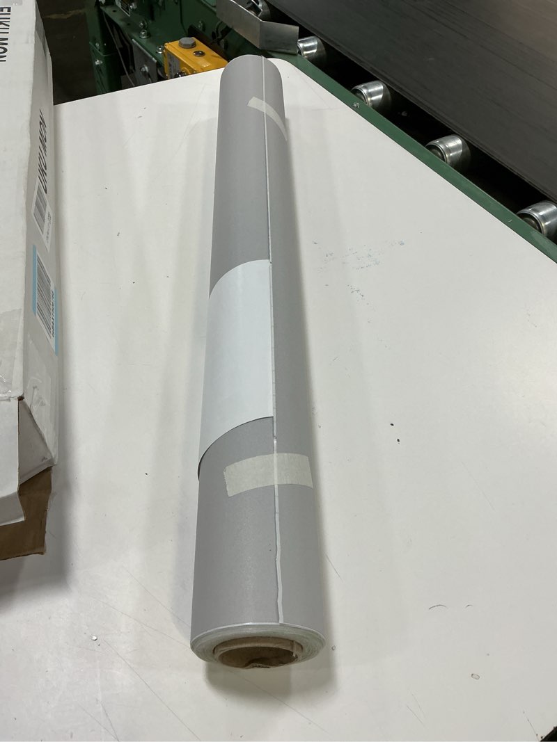 Condition photo showing Good Condition for fuku mon 24"x394" grey wallpaper matte solid gray contact paper self-adhesive peel and stick thick removable texture wallpaper for bedroom cabinets livingroom(ligth gray) ligth gray 24" x 394"