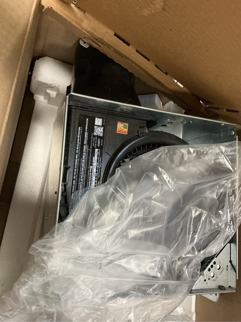 Condition photo showing As Is for Panasonic WhisperChoice 0.8-Sone 150-CFM White Bathroom Fan Energy Star