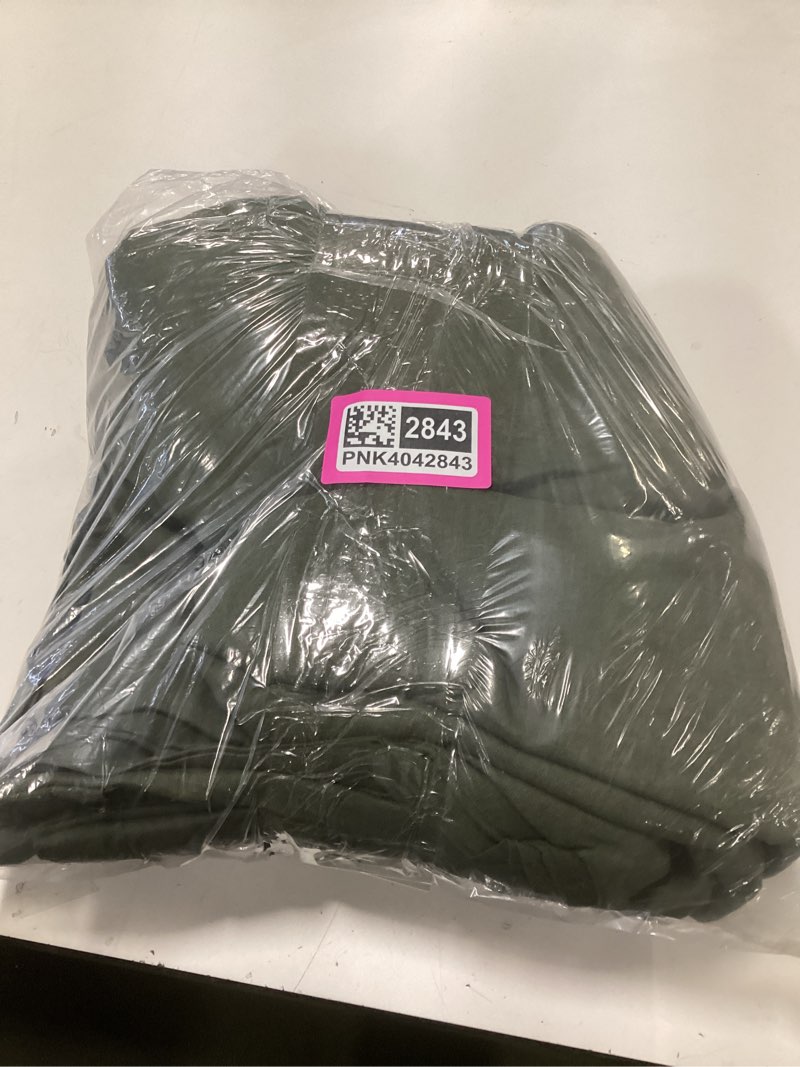 Condition photo showing New/Like New for European Linen Room Darkening Curtain, Hunter Green, 96x120