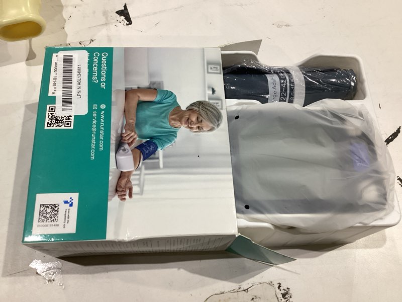 Condition photo showing Good Condition for RunStar Upper Arm Blood Pressure Monitor with Wide Range Cuff (8.6'' -16.5'') for Home Use FSA&HSA Eligible, Automatic Digital BP Machine with Storage Bag, 2x99 Reading Memory