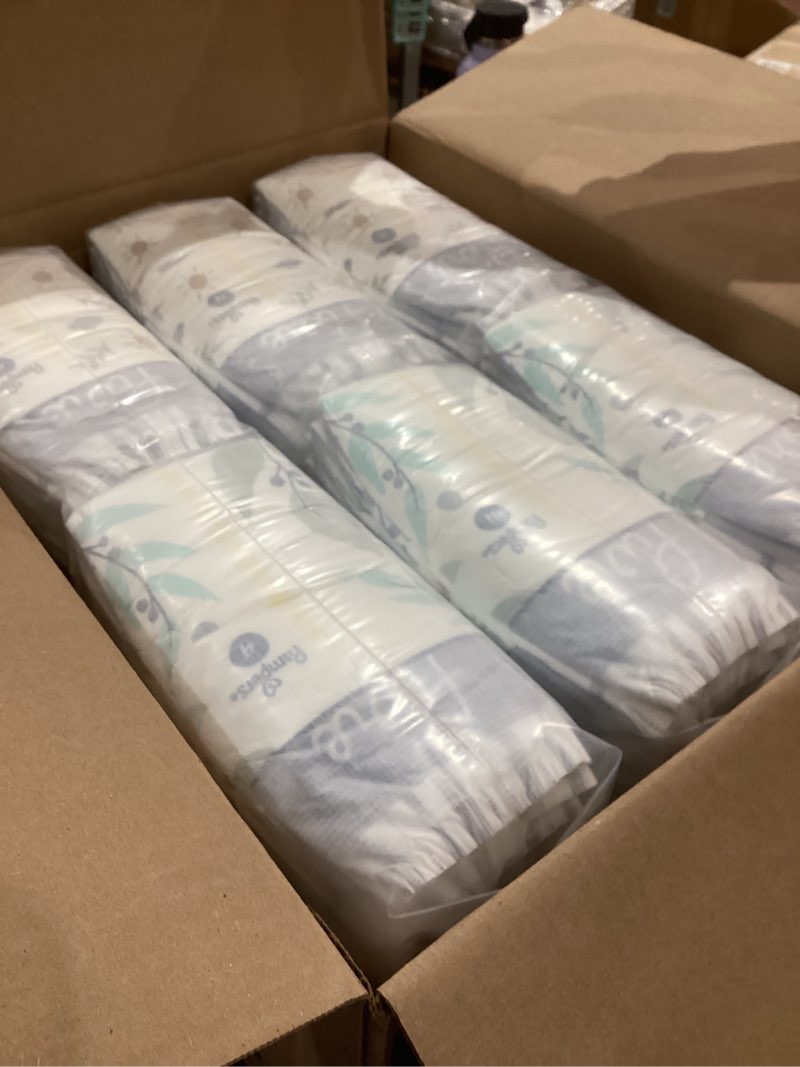 Condition photo showing Good Condition for Pampers Baby Diapers - Pure Protection - Size 4, 150 Count, for up to 100% Leakproof, Premium Plant-based Skin Protection