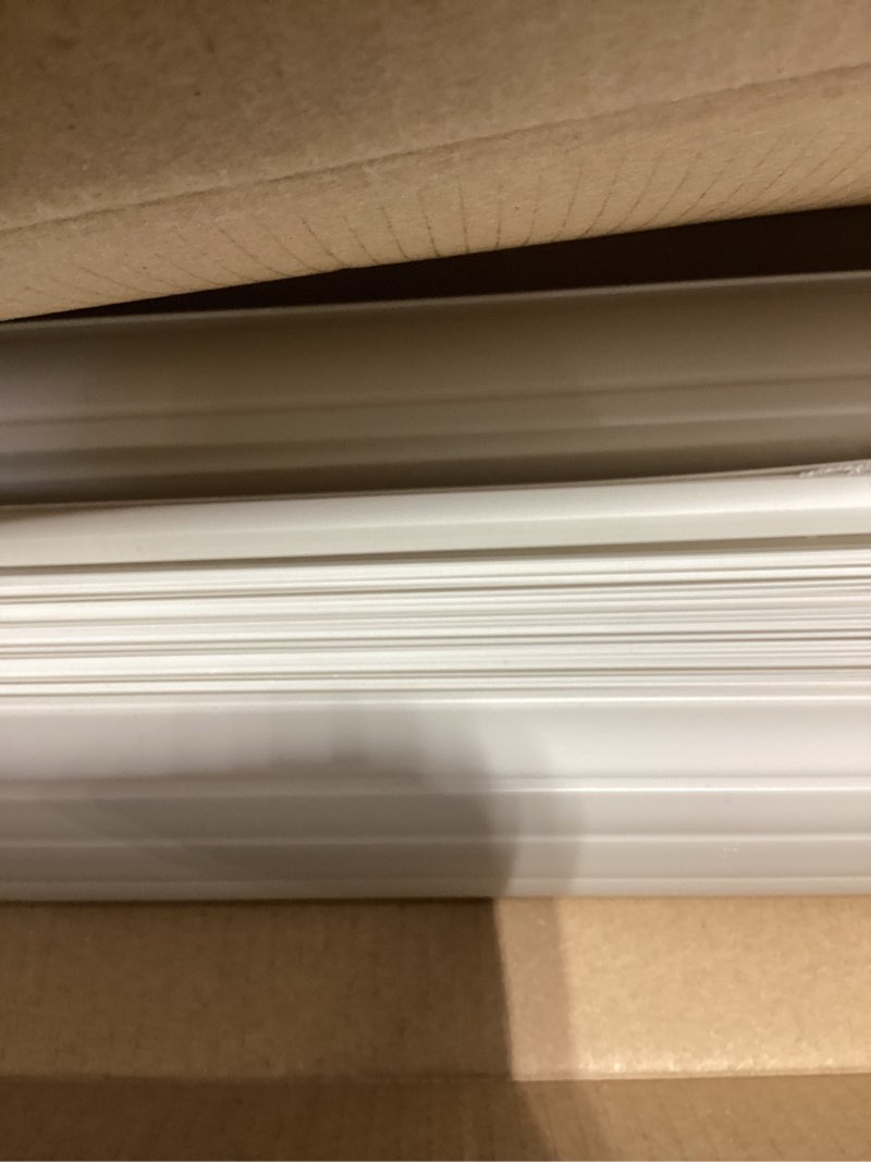 Condition photo showing Good Condition for mainstays 1" cordless vinyl light filtering mini blinds, white, 33" w x 64" l