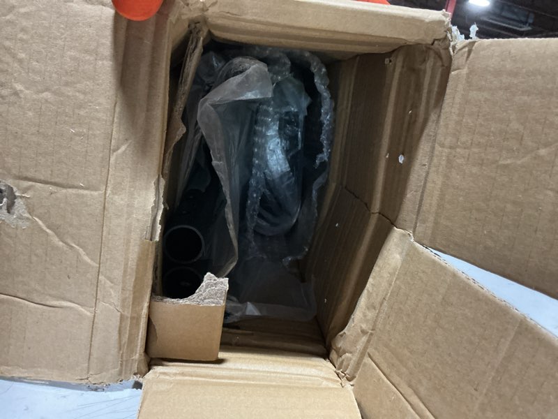 Condition photo showing As Is for field hockey & soccer goal dolly cart, heavy duty steel mover with 8in wheels for 7ft height goals, compatible with select 6x6 lacrosse nets, all terrain transport dolly for schools & fields