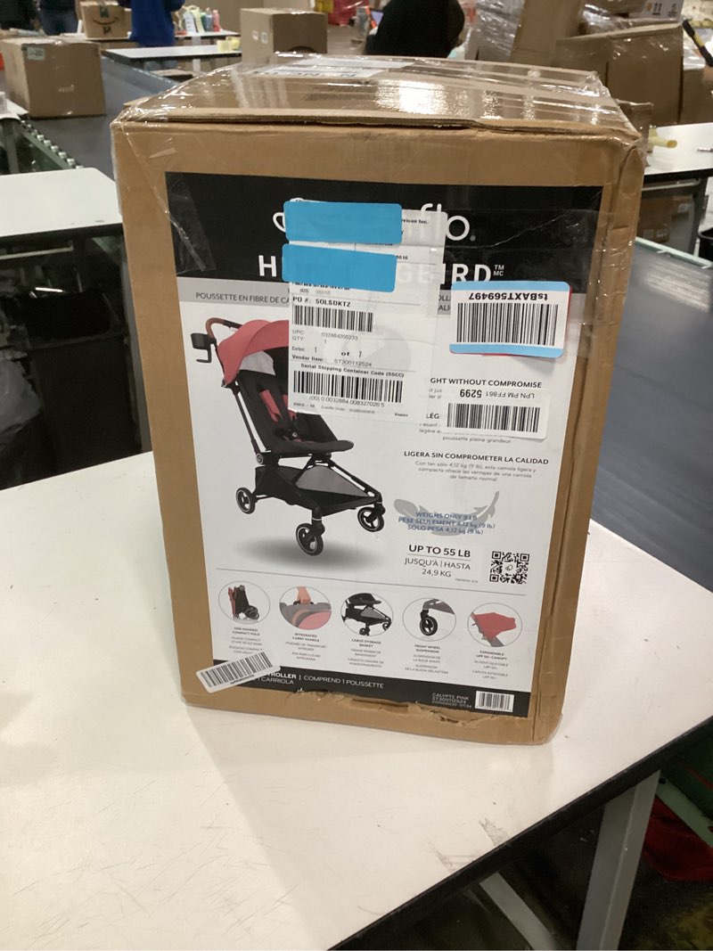 Condition photo showing Good Condition for Evenflo Hummingbird Ultra-Lightweight Carbon Fiber Stroller (Calypte Pink)