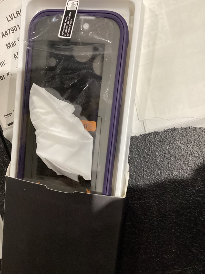 Condition photo showing Good Condition for BERFY for iPhone 17 Pro Case, Compatible with MagSafe, Built-in Privacy Screen Protector and Camera Protection, Anti-Spy Full Body Shockproof Translucent Matte Phone Case for 17 Pro 6.3", Deep Purple Deep Purple For iPhone 17 Pro 6.3 inch