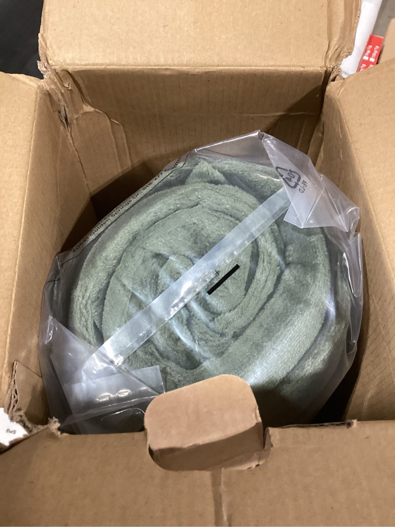 Condition photo showing New/Like New for Bedsure Fleece Blankets King Size Oive Green - Bed Blanket Soft Lightweight Plush Cozy Fuzzy Luxury Microfiber, 108x90 inches Olive Green King (108" x 90")