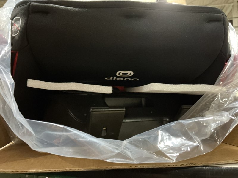 Condition photo showing Good Condition for diono radian 3r, all-in-one convertible car seat, rear and forward facing, 10 years 1 car seat, slim fit 3 across, black storm radian 3r fits 3 across black storm