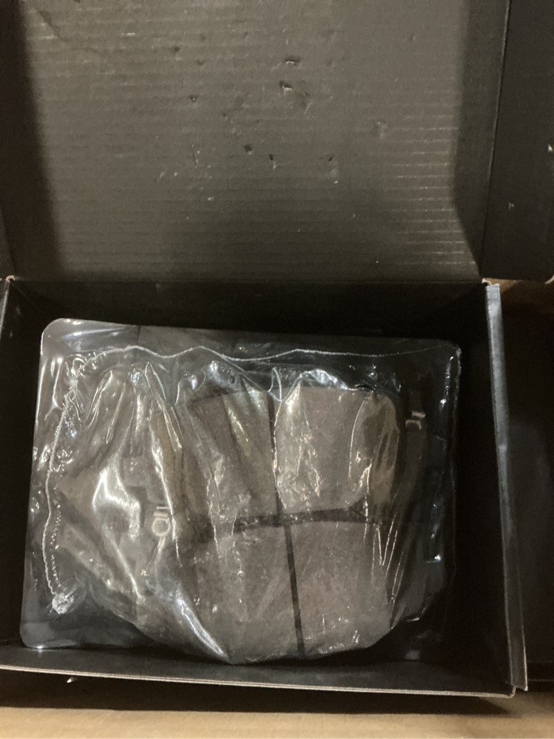 Condition photo showing New/Like New for front & rear semi-metal brake pads set for chrysler town & country 2012-2016, for dodge grand caravan 2012-2020, journey 2012-2020, for routan 2012 & 2014 (only fit with dual piston front caliper)