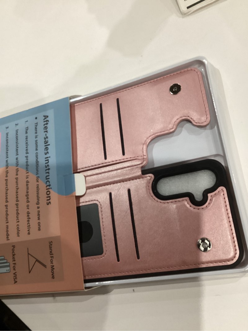 djduck designed for samsung galaxy a16 5g case wallet with card holder, [magnetic clasp cover] [rfid
