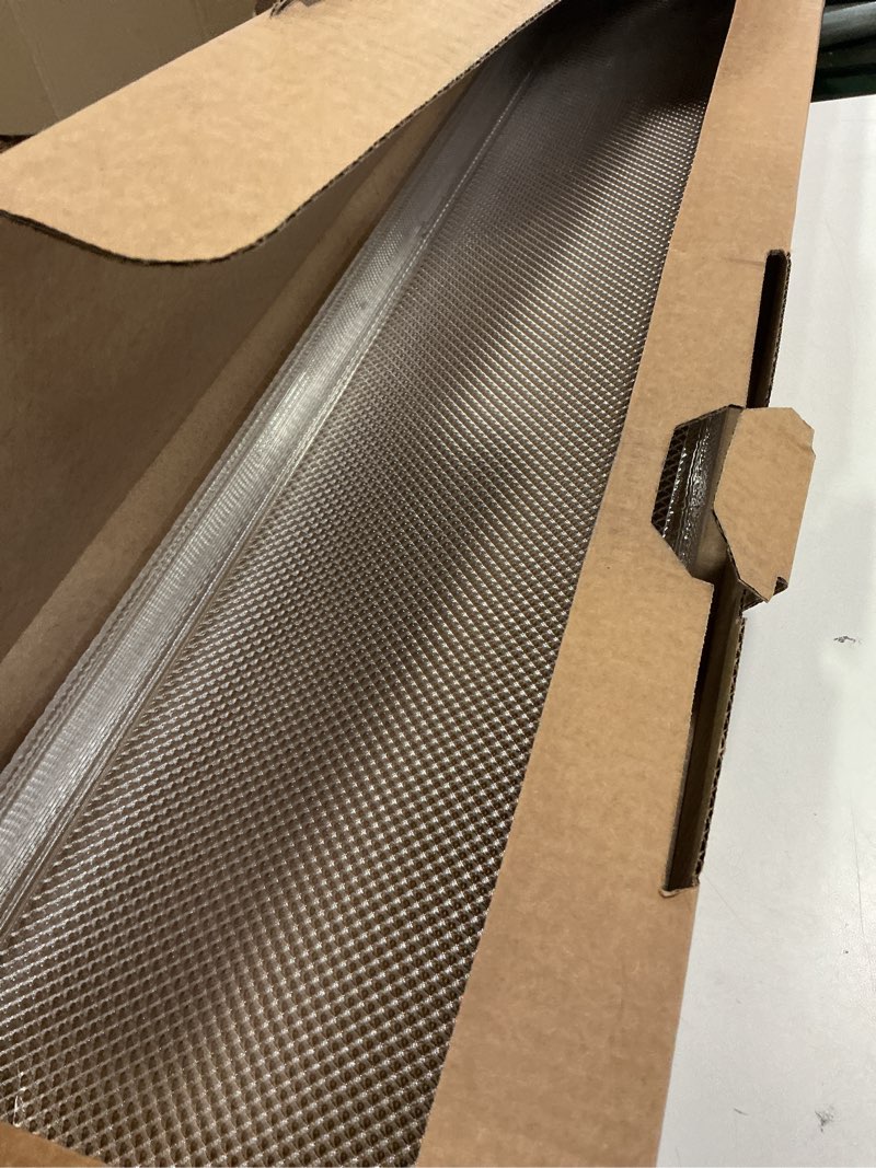 Condition photo showing Good Condition for Lithonia Lighting 4 Foot Replacement Acrylic Diffuser Lens, Clear Prismatic Replacement Cover for 48-Inch SB Series Narrow Body Square Wraparound Ceiling Light Fixture for Shop Lights
