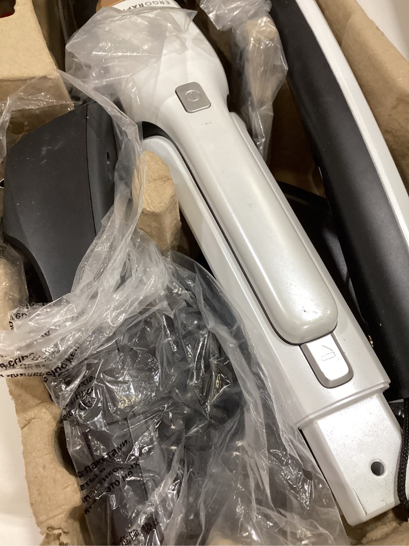 Condition photo showing As Is for electrolux ergorapido cordless 2-in-1 vacuum cleaner with high suction power and 180° easysteer mobility, 48-minute run time, 2 power modes, satin white standard