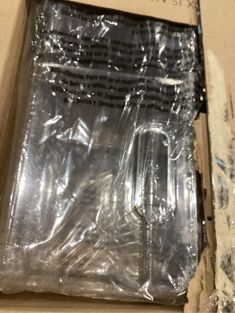 Condition photo showing Good Condition for iDesign Plastic Fridge and Pantry Storage Bins, Organizer Container for Kitchen, Bathroom, Office, Craft Room, BPA-Free, 8" x 8" x 6", Set of 4, Clear 8" x 8" x 6", Set of 4 Set of 4