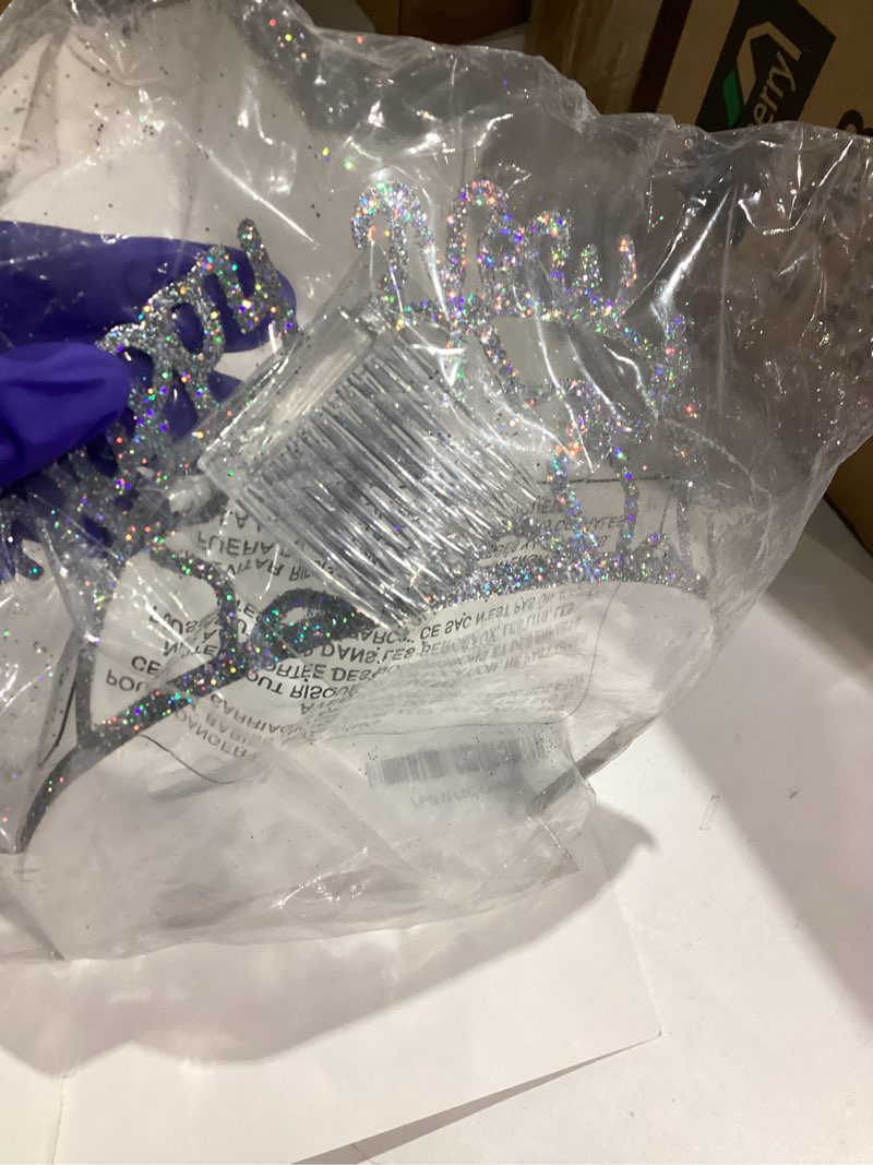 Beistle Glittered Metal Happy New Year Tiara