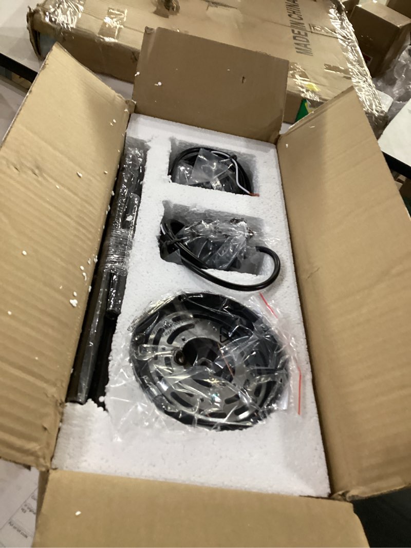 Condition photo showing Good Condition for black pendant lights kitchen island 2 pack, 7.3" modern pendant light fixtures with frosted milk glass, adjustable height hanging lighting for kitchen sink bathroom, e26 base
