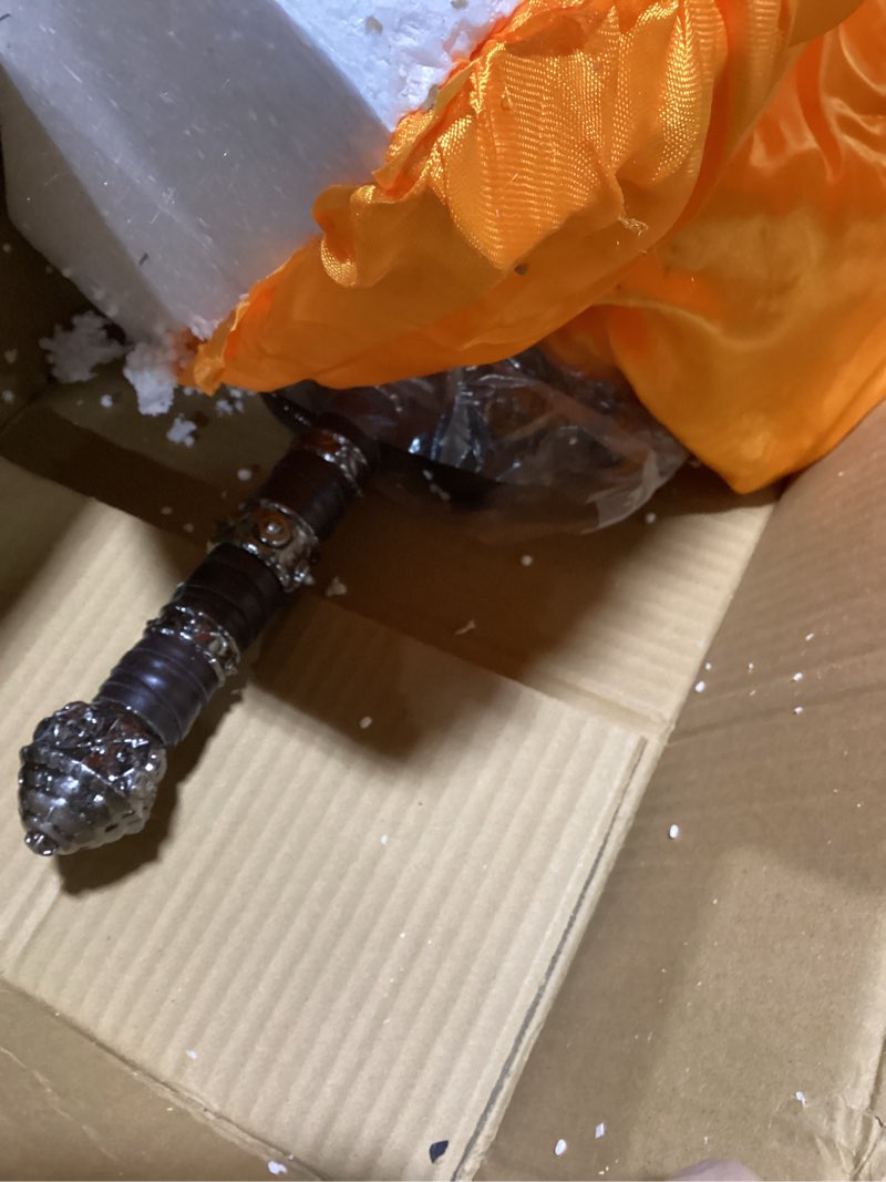 Condition photo showing Good Condition for Sword fort Stainless Steel frostmourne Real Metal-Handmade Anime Replica Game Cosplay Props, Lich King Arthas