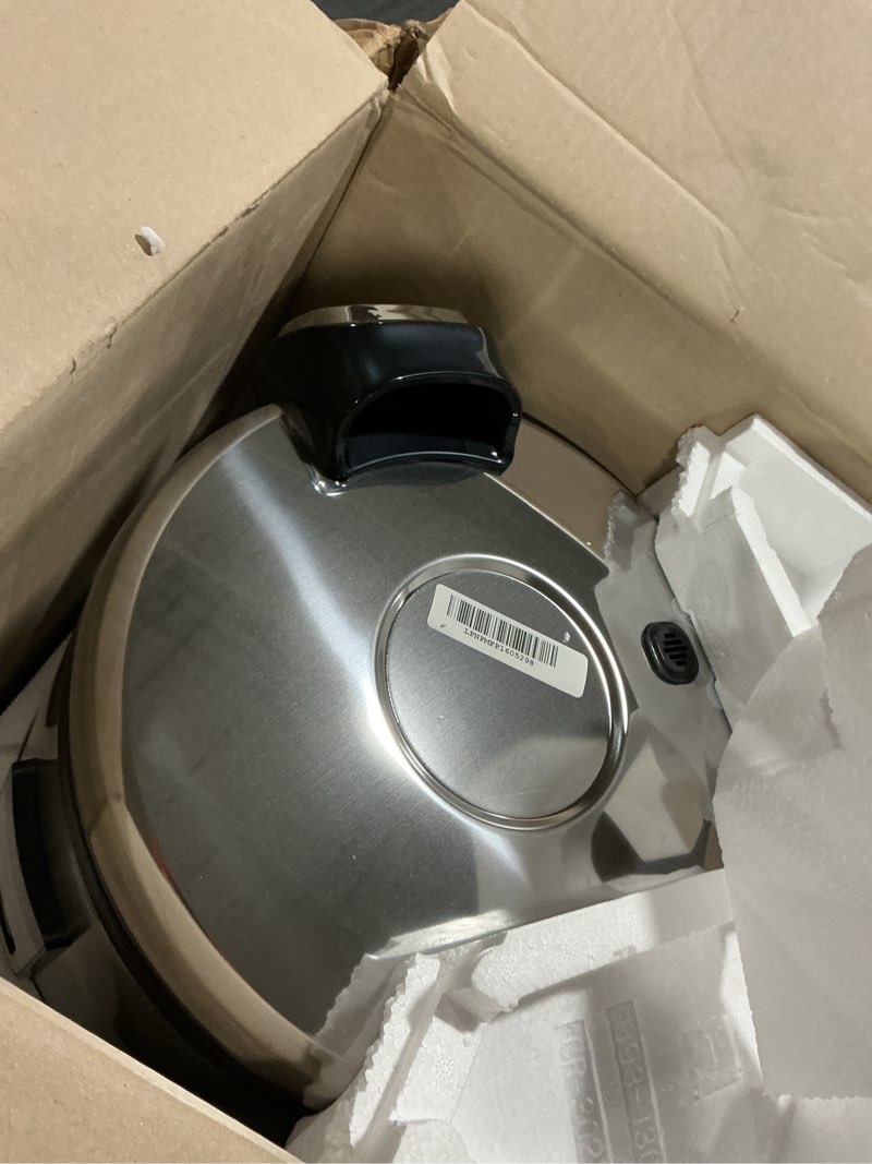 Condition photo showing As Is for CUCKOO Commercial Rice Cooker & Warmer, Extra Large Rice Cooker 30-Cup Uncooked / 60-Cup Cooked, Professional Industrial Grain Cooker with Large Capacity, Easy One-Touch Operation, Silver (CR-3032)