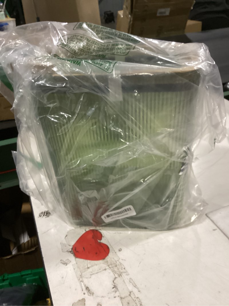 Condition photo showing Good Condition for glad bathroom trash can, 2.6 gallon (10l) - slim plastic waste basket with pop-up lid and bag ring - colored clear trash can for bedroom, office, college dorm - green