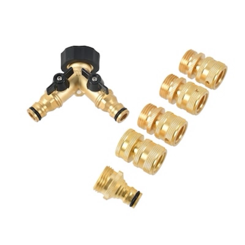 kobalt brass quick connector set