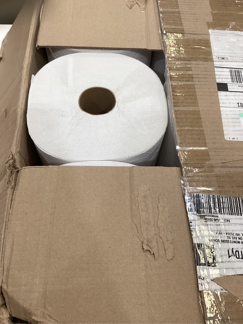 Condition photo showing Good Condition for genuine joe gjo22700 hard wound roll towel, 800' length x 7-8/9" width, white (case of 6) white 6 count (pack of 1)
