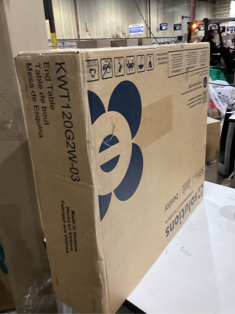 Condition photo showing New/Like New for Martin Svensson Home LAX Retro Mid-Century Modern Round Wood Coffee Table with Lower Shelf, Cocktail Table for Living Room or Den. Caramel Brown with Walnut Brown Legs. Caramel With Walnut Legs