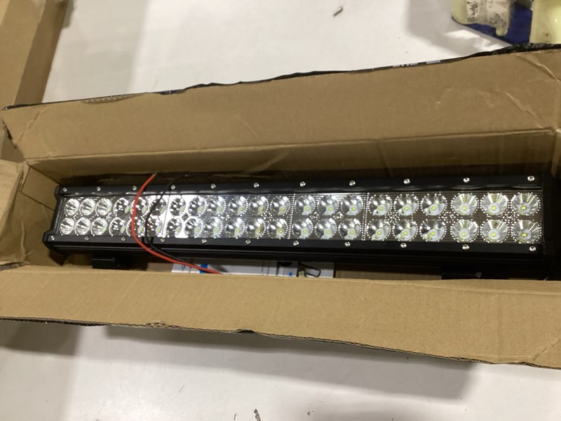Condition photo showing Good Condition for Nilight - 60005C-A 20Inch 126W Spot Flood Combo Led Light Bar Off Road Lights Boat Lighting Fog Light Driving Lights LED Work Light for Trucks, 2 Years Warranty 126w Lights White